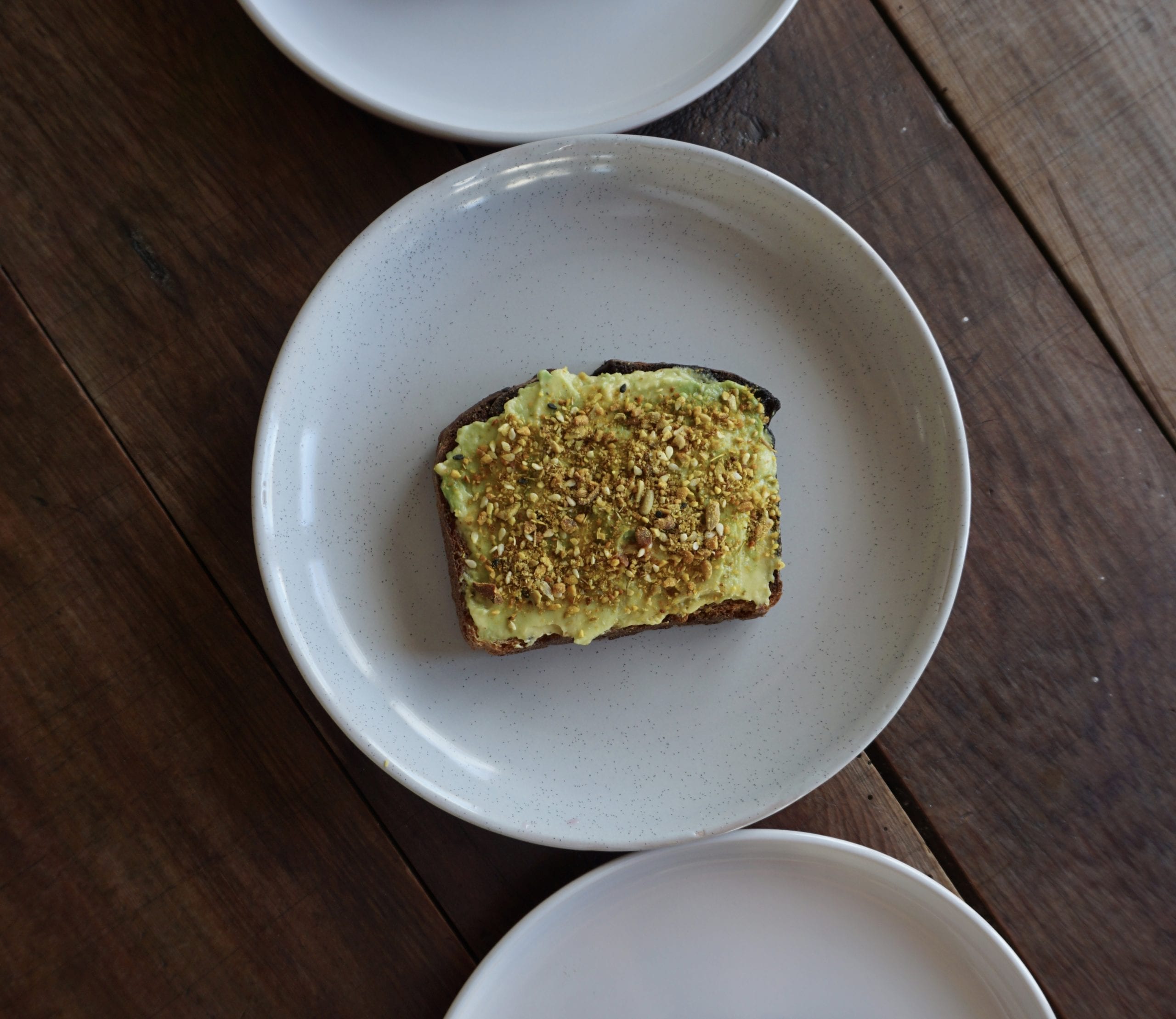 Dukkah, Avo & Chilli oil on Toast