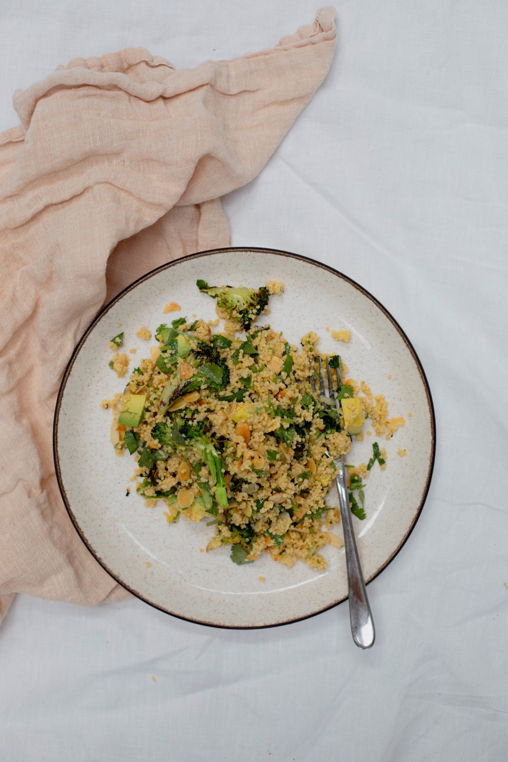 Tahini, Millet, Broccoli & Avo Salad