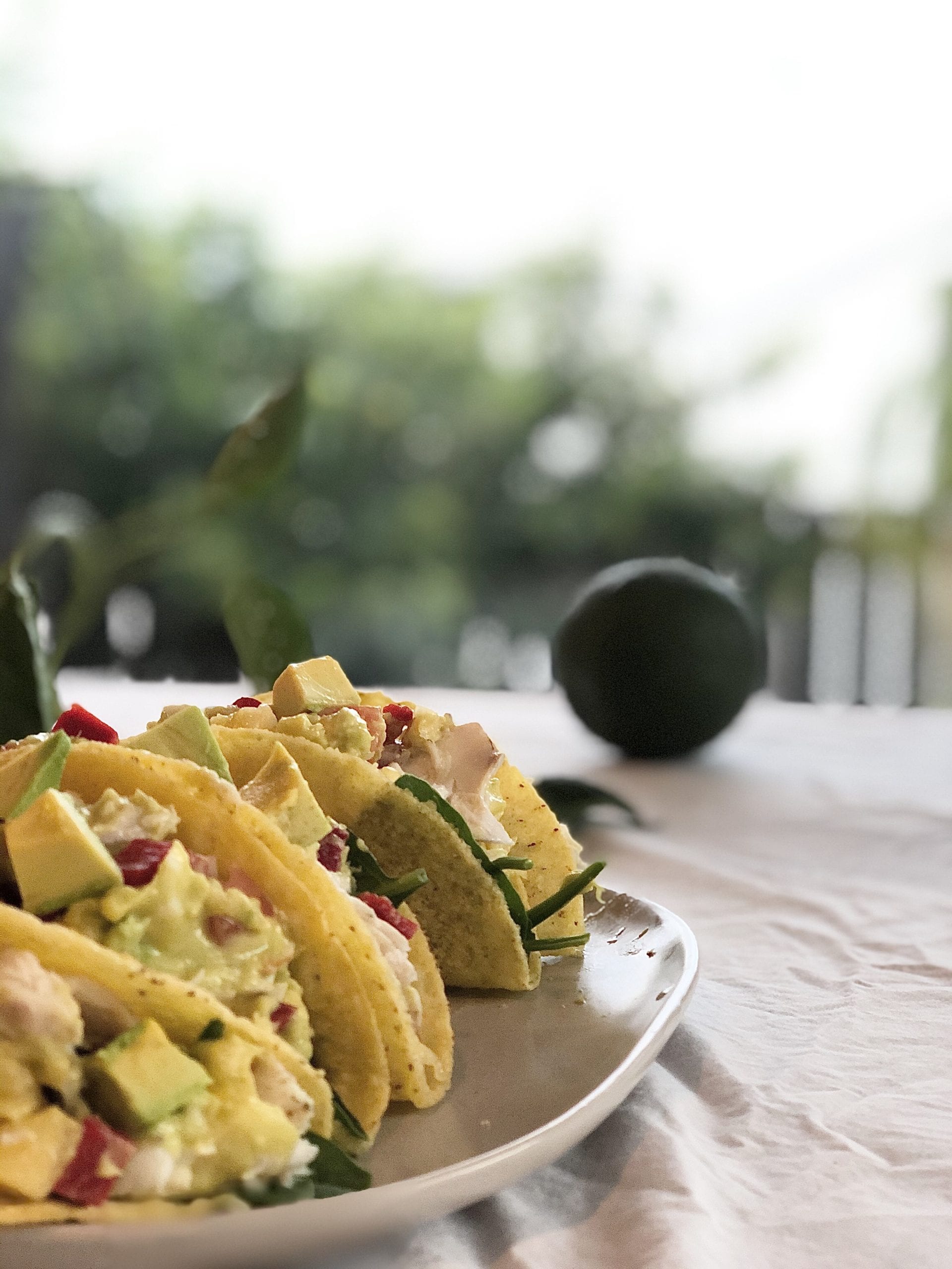 Fish Tacos w Avocado & Pineapple Salsa