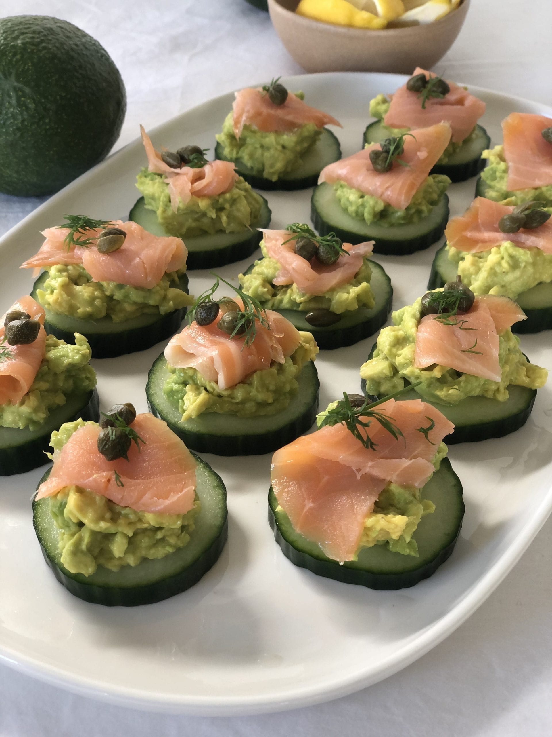 Smoked Salmon & Avocado Bites