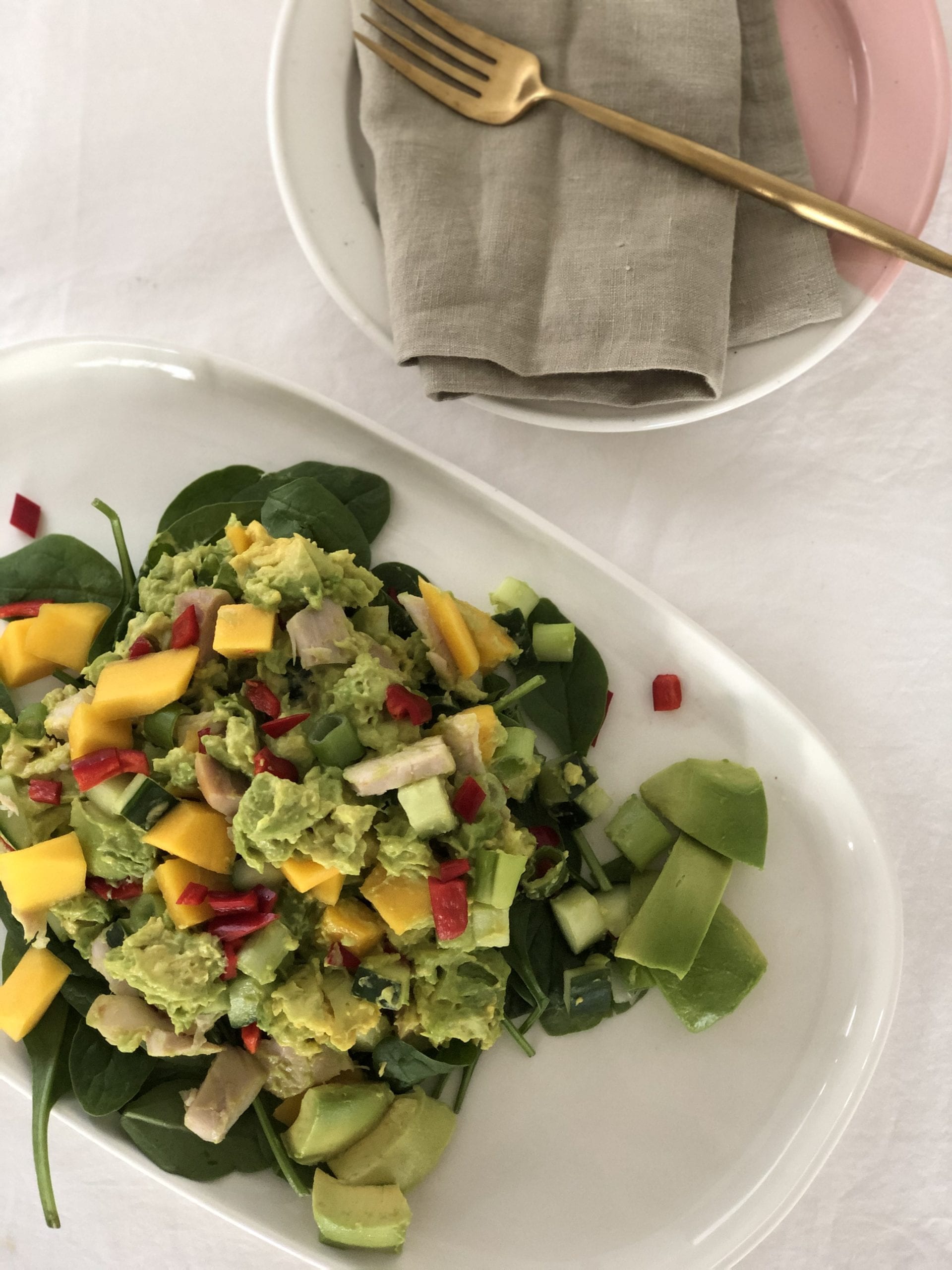 Mango Avocado Chicken Salad