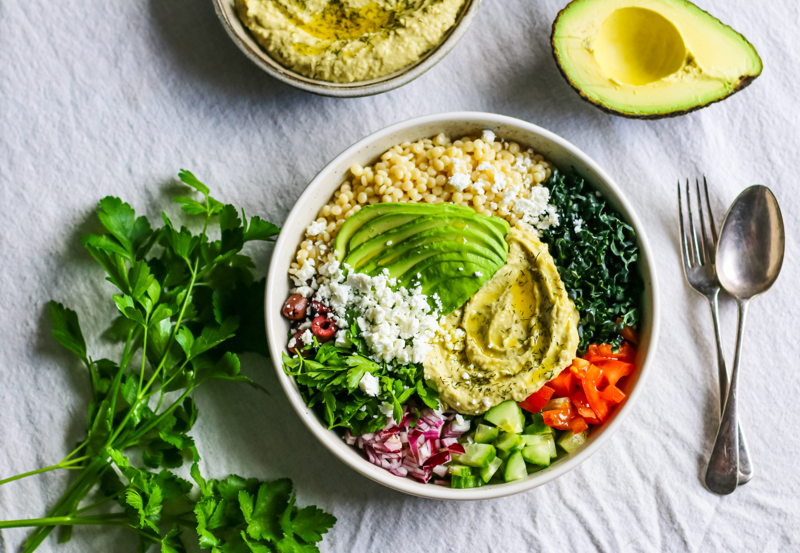 Avocado Hummus Buddha Bowl