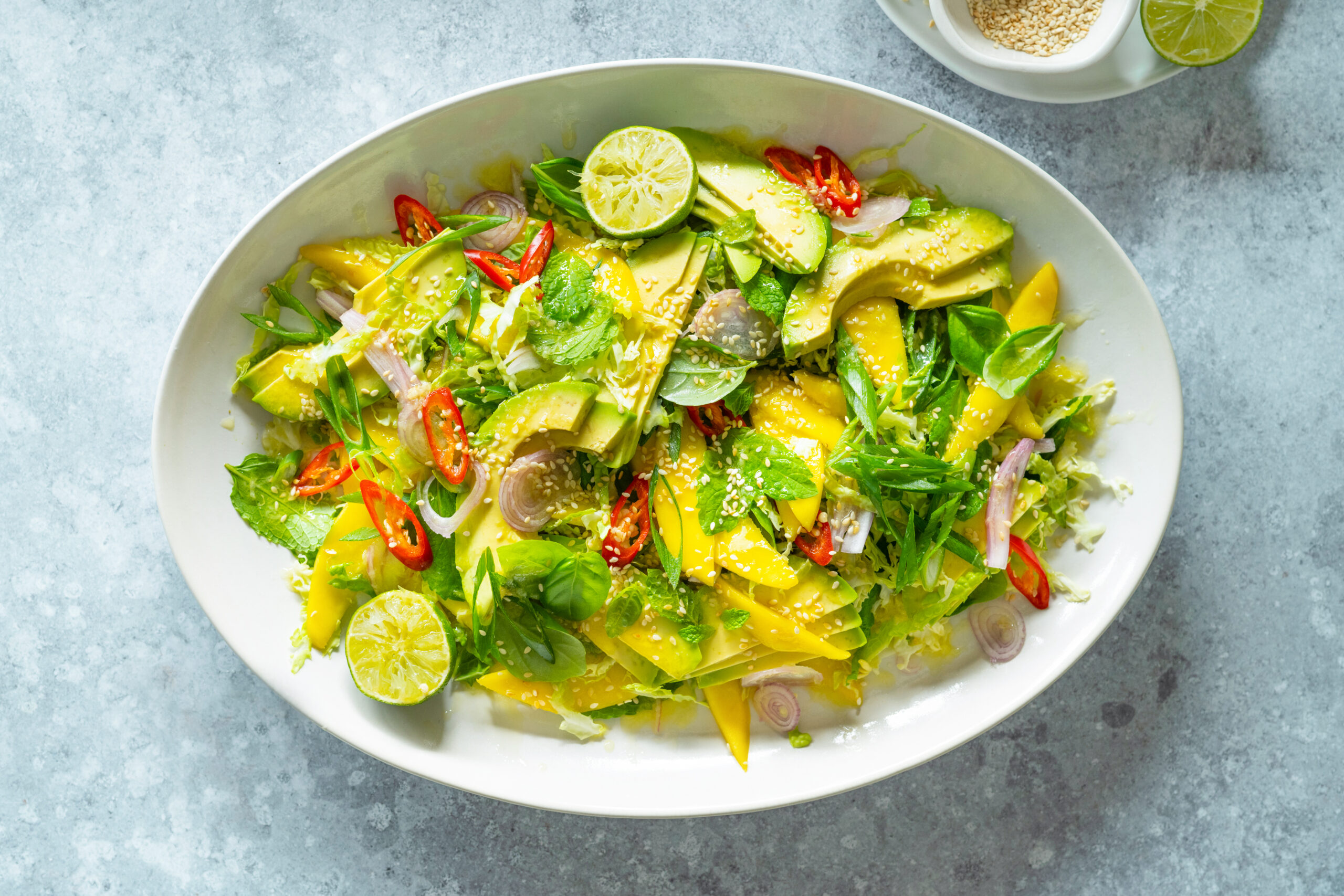 Spicy Mango & Avocado Salad